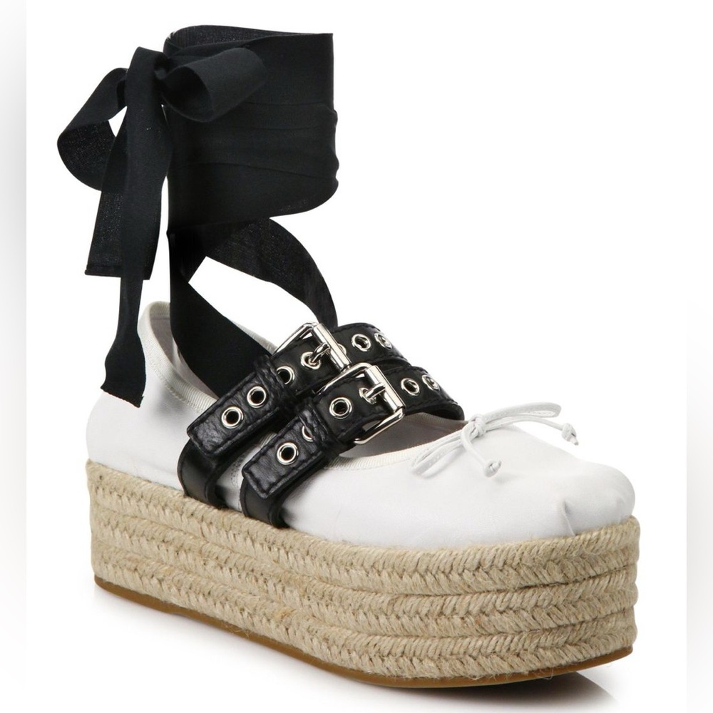 MIU MIU Ballerina Platform Espadrilles